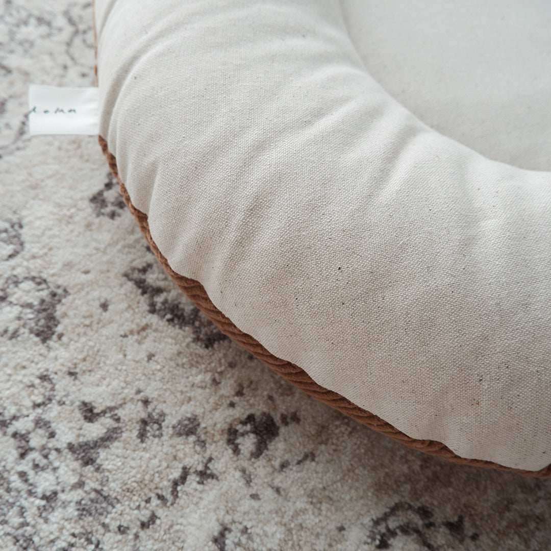 Fabric bed【Sucker Corduroy/Brown】