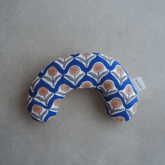 고양이를 위한 제습 송아지【핸드 블록 프린트/Blue】