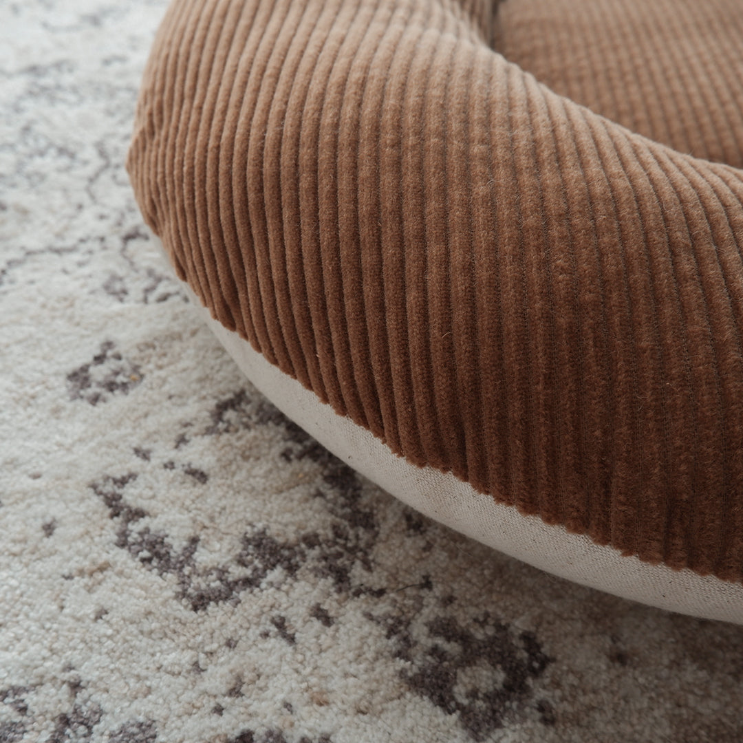 Fabric bed【Sucker Corduroy/Brown】