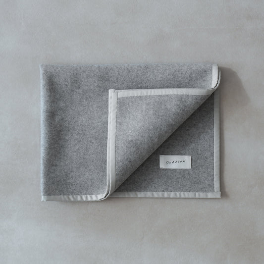 Wool Cat Blanket (ウールキャットブランケット)【Melange Light Gray】