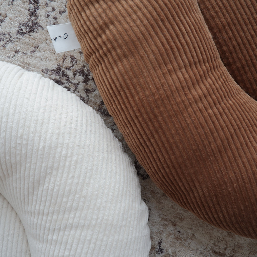 Fabric bed【Sucker Corduroy/Brown】