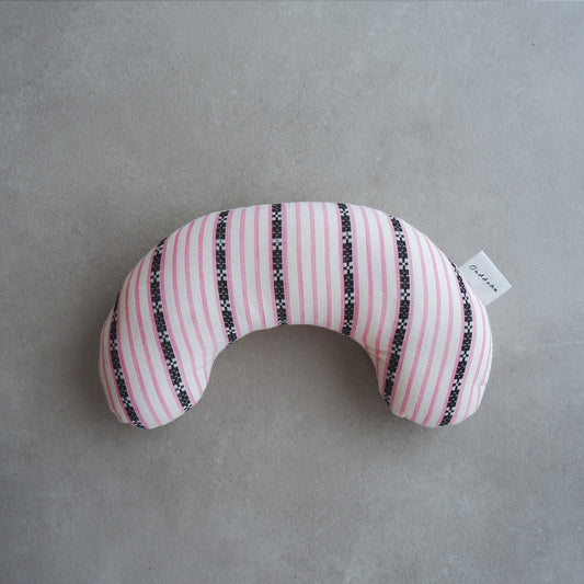 고양이를 위한 제습 송곳니【핸드 록 프린트/Pink stripe】