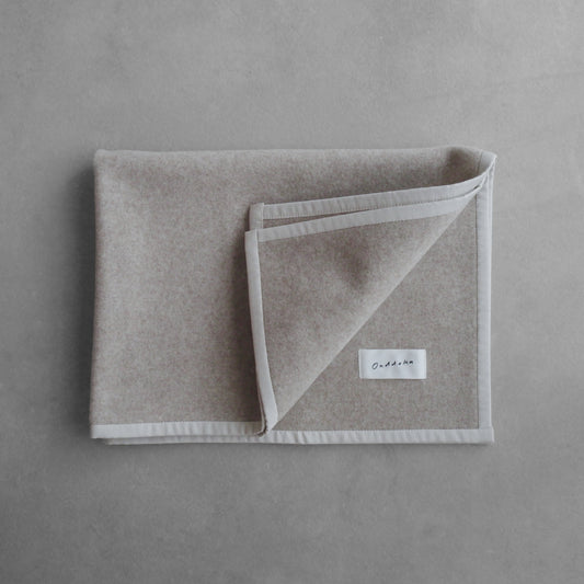 Wool Cat Blanket (ウールキャットブランケット)【Melange Greige】