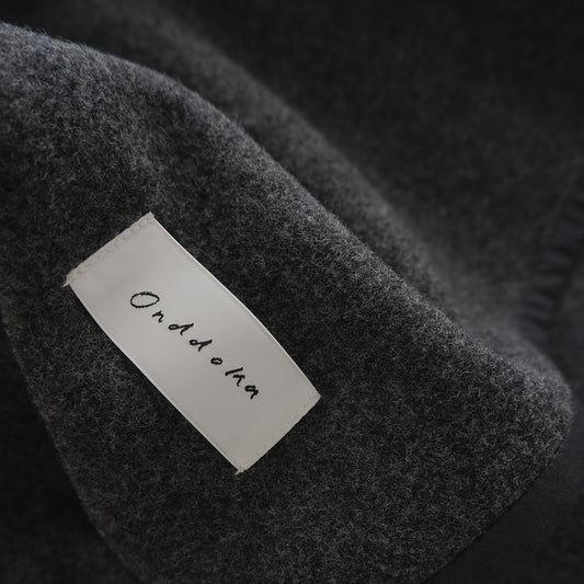 Wool Cat Blanket (ウールキャットブランケット)クォーターサイズ【Melange Gray】