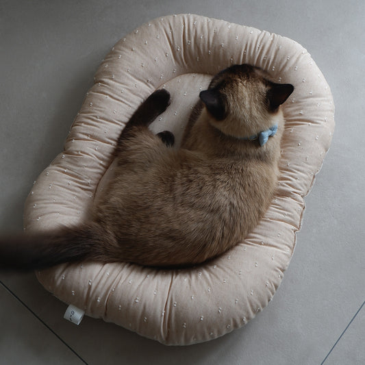 Fabric bed/무염색 오가닉 코튼【Apricot】