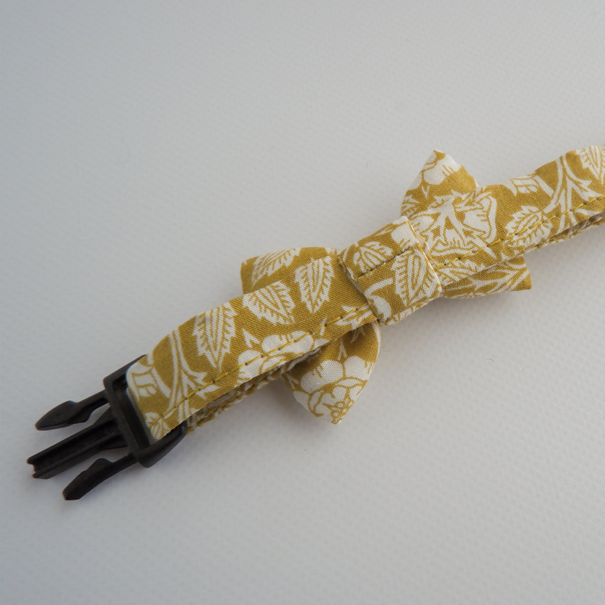 고양이 친화적인 코튼 목걸이/리본【블랙】