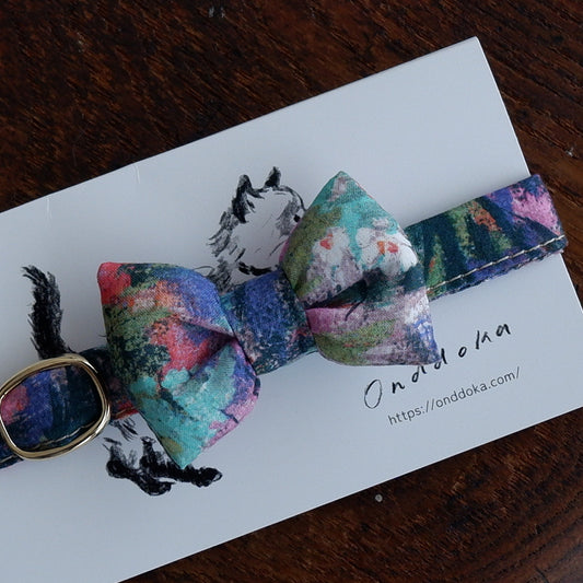 고양이 친화적인 코튼 목걸이/리본