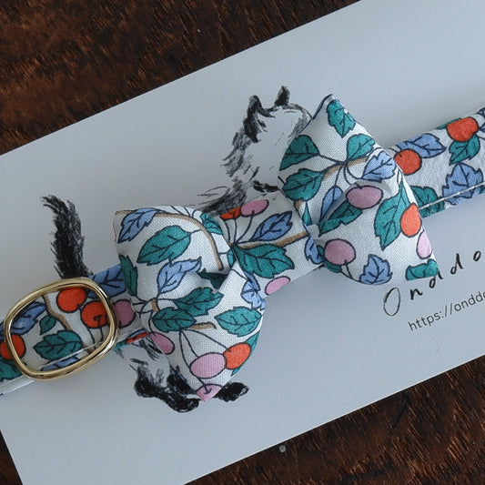 고양이 친화적인 코튼 목걸이/리본【Liberty/Colleen's Orchard OR】