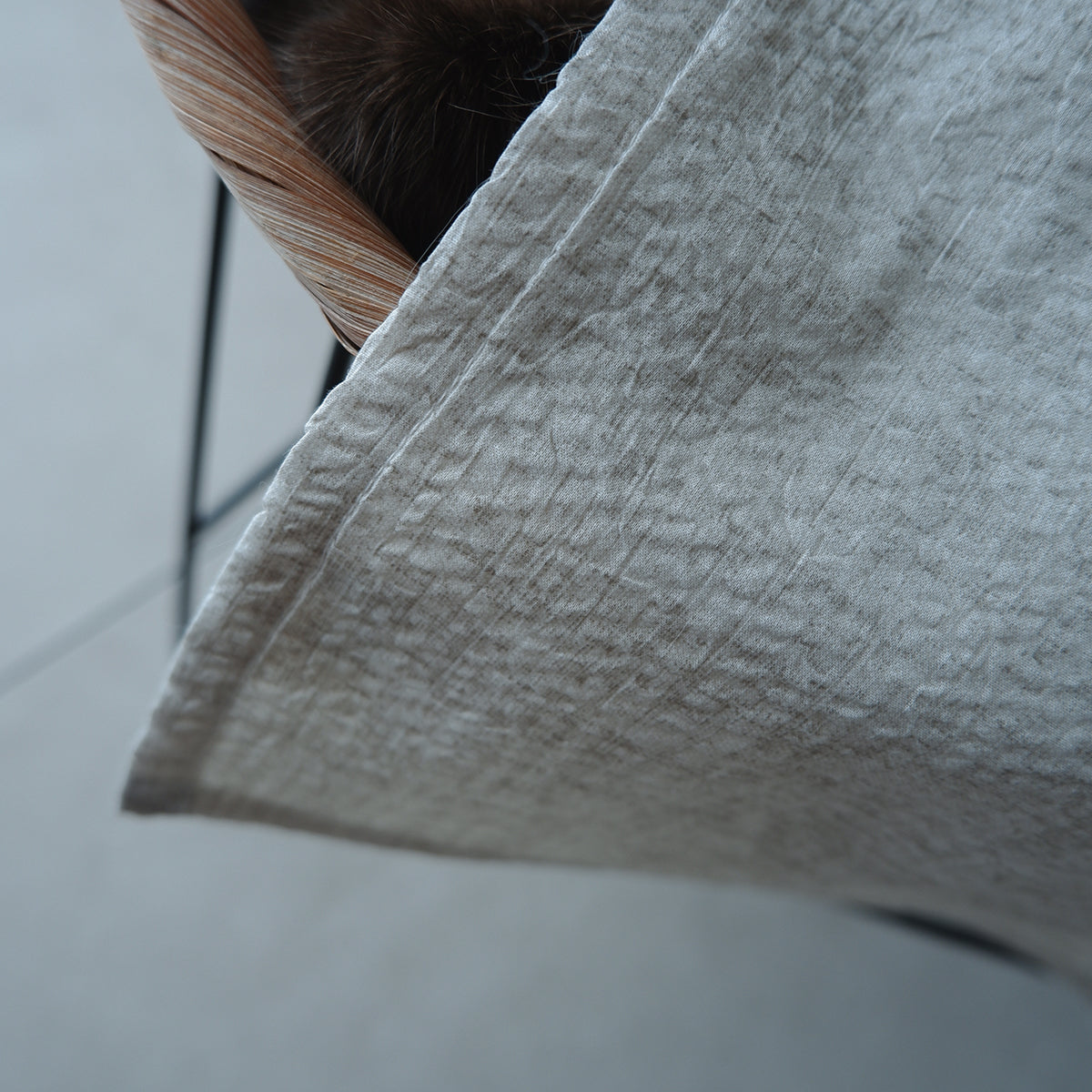 <Cool feeling> Fabric blanket (Ivory sucker)