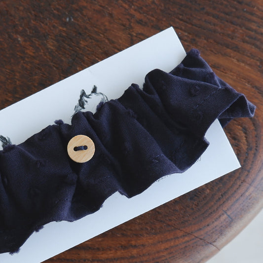 고양이 친화적인 코튼 목걸이/프릴【도트미니언/마카롱】