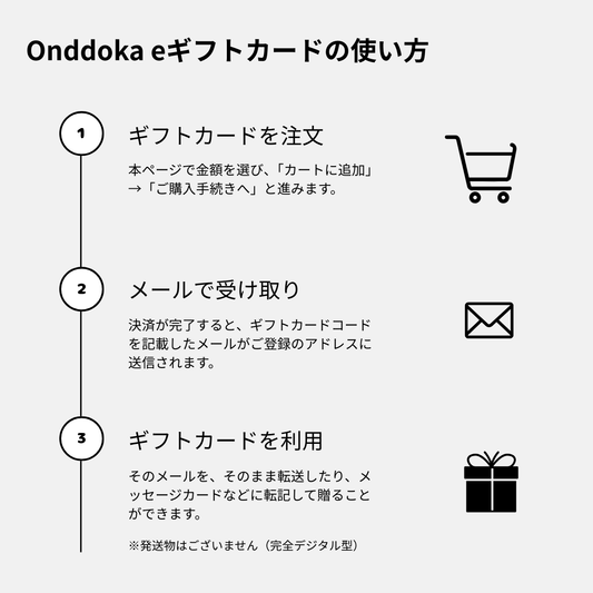 Onddoka eギフトカード