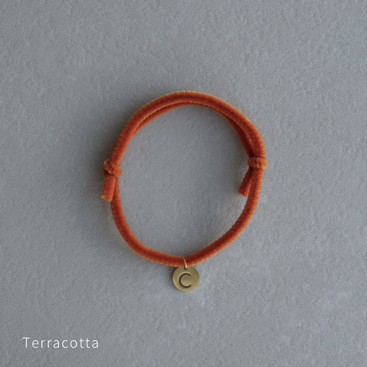 【イニシャルオーダー】猫にやさしいシェニール首輪/チョーカー