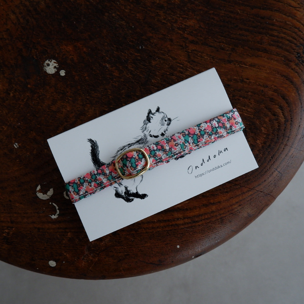 Cat-friendly cotton collar/without ribbon [Liberty/Pepper]