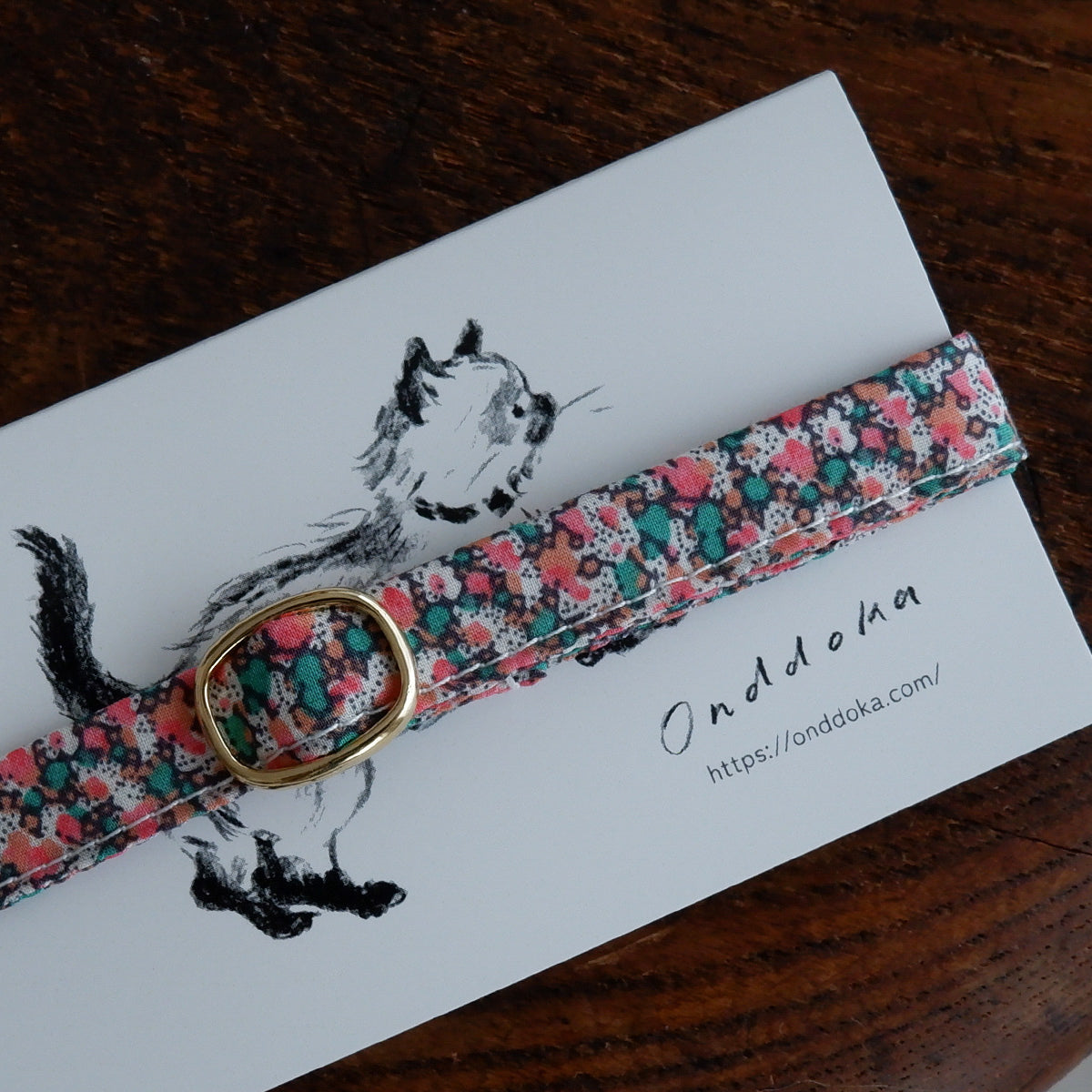 Cat-friendly cotton collar/without ribbon [Liberty/Pepper]