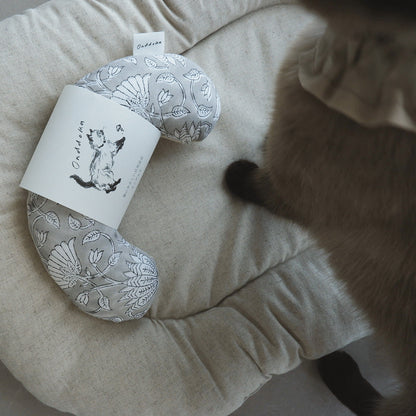 猫のための除湿マット【ハンドブロックプリント/ Gray】