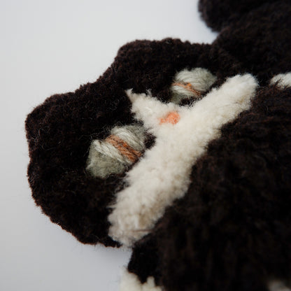 〈Atelier Somi〉Animal Mini Rug【ハチワレねこ】
