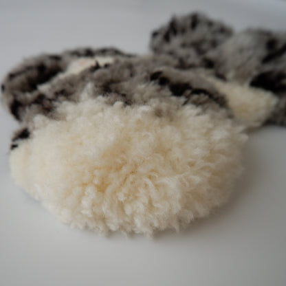 〈Atelier Somi〉Animal Mini Rug【グレーとらねこ】