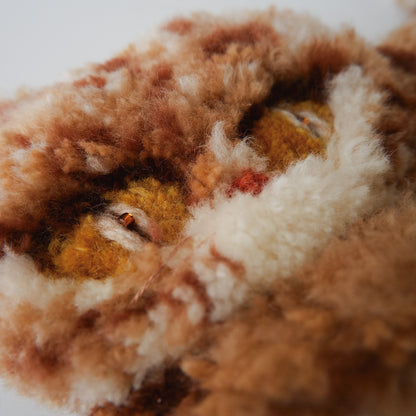 〈Atelier Somi〉Animal Mini Rug【茶とらねこ】