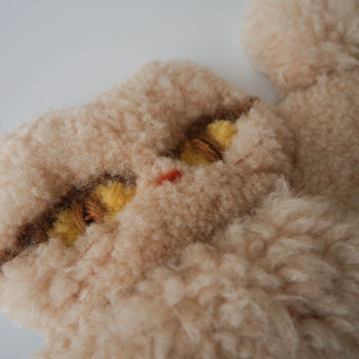 〈Atelier Somi〉Animal Mini Rug【ベージュねこ】