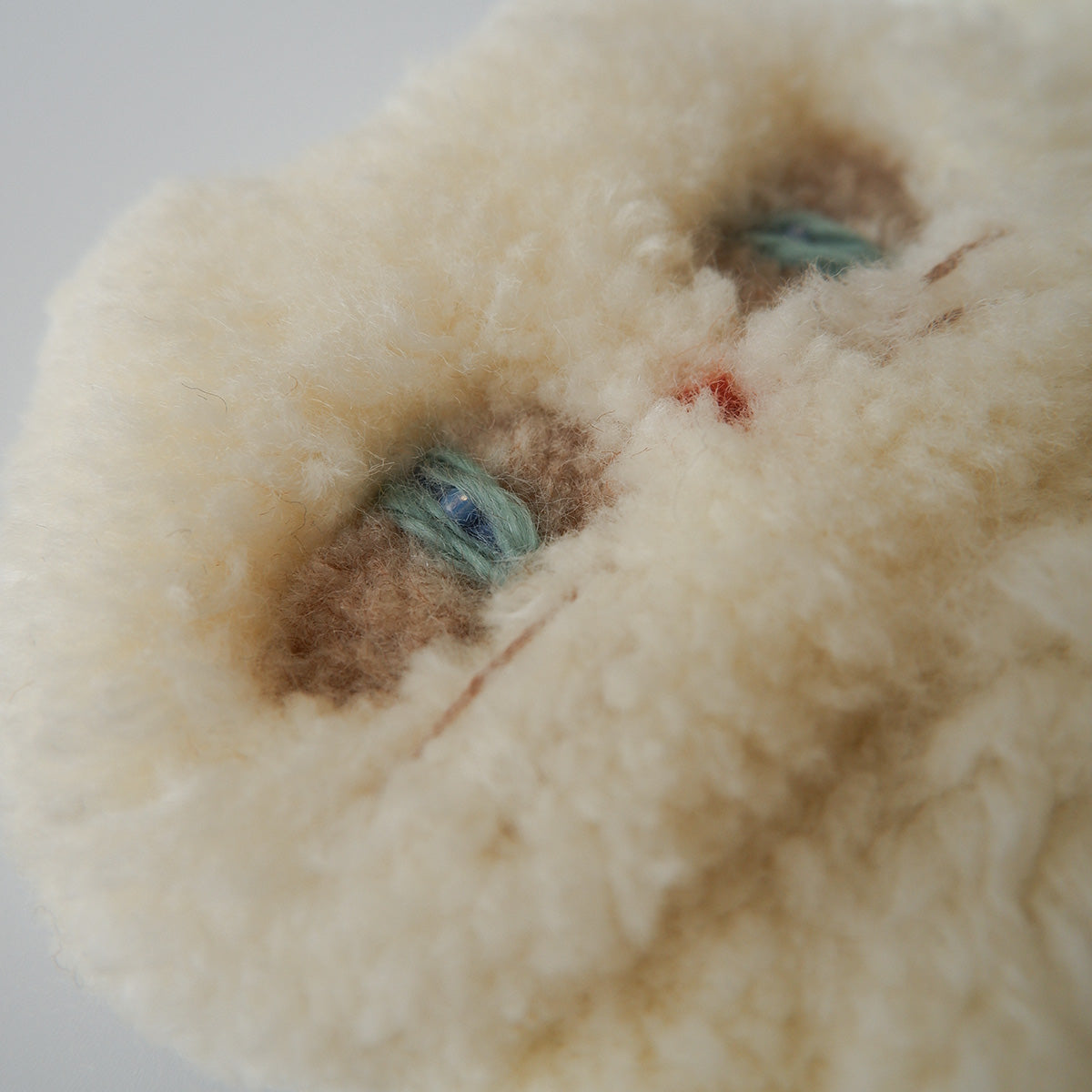 〈Atelier Somi〉Animal Mini Rug【しろねこ】