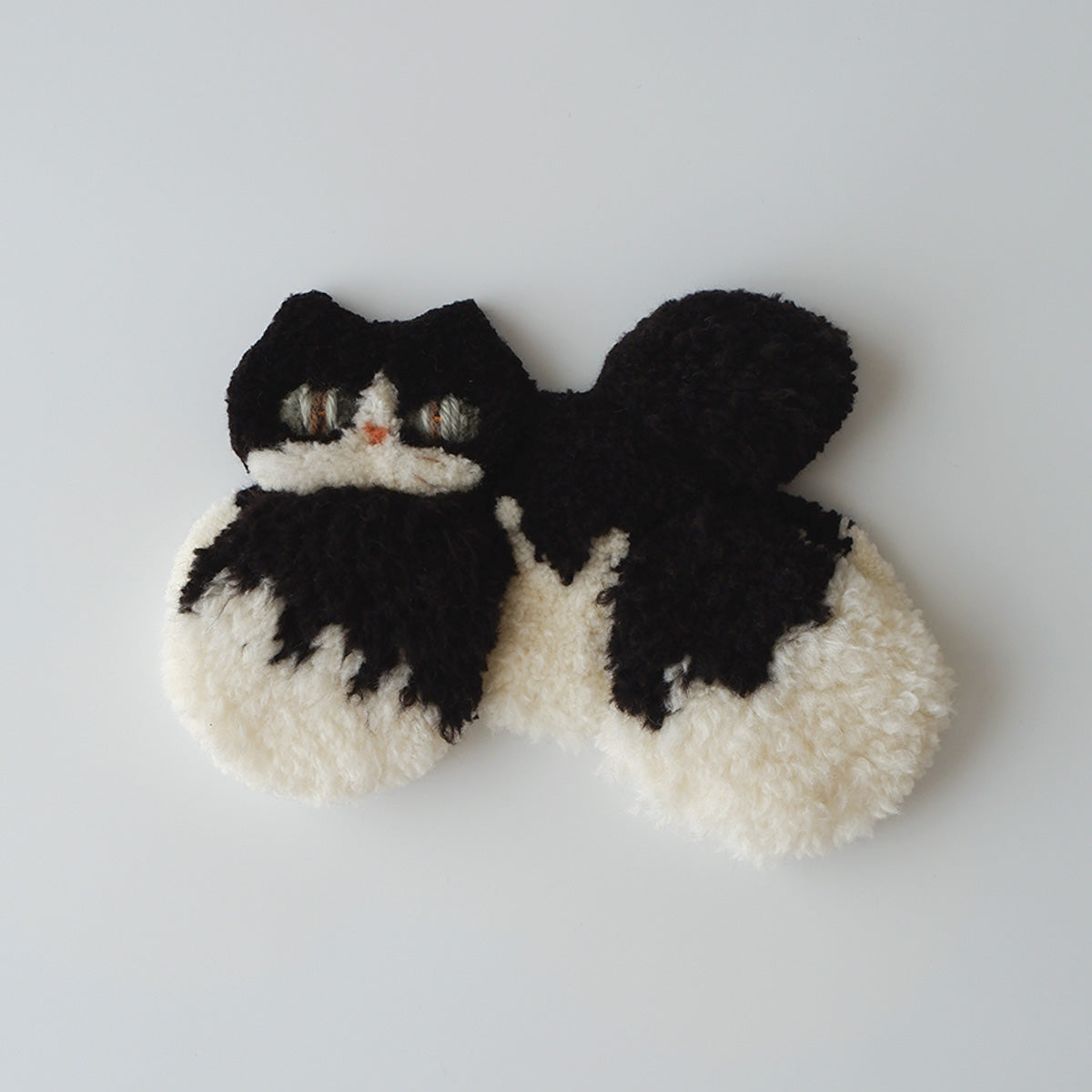〈Atelier Somi〉Animal Mini Rug【ハチワレねこ】