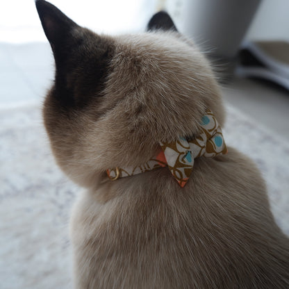 고양이 친화적인 코튼 목걸이/리본【Liberty/Wimbrell Posy】