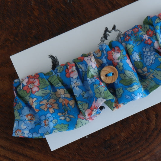 Cat-friendly cotton collar/frill [Liberty/Floral Impression]