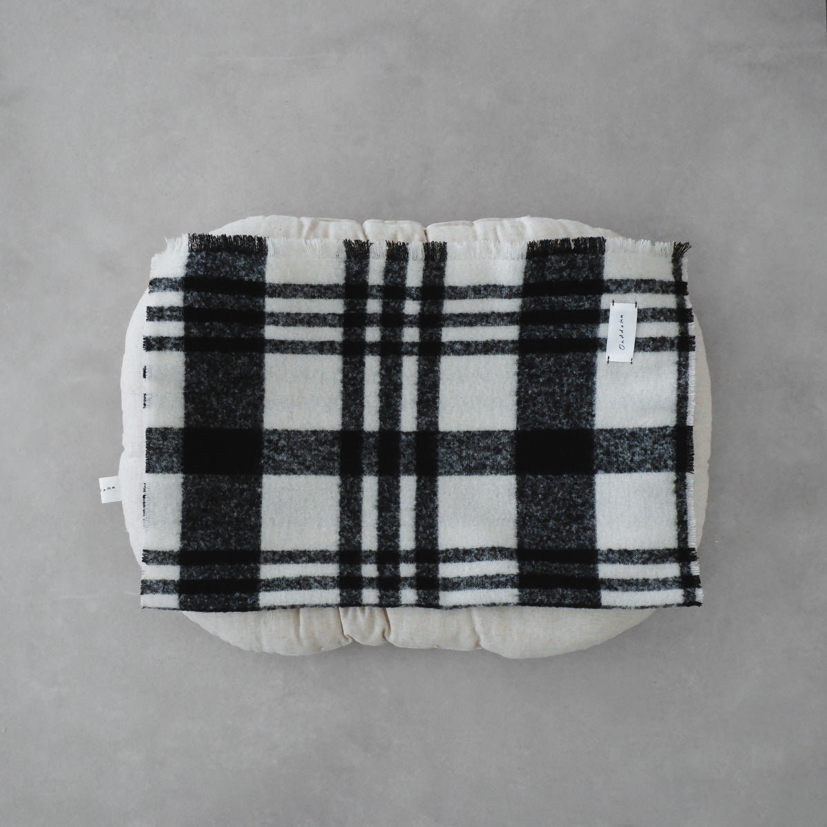 Wool Cat Blanket (ウールキャットブランケット)【チェックループツイード】