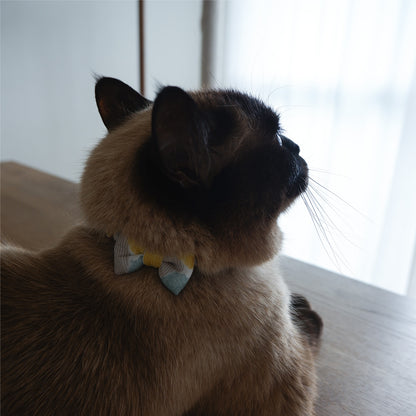 〈6/19発売〉猫にやさしいコットン首輪/リボン【Liberty/Jo Lee】