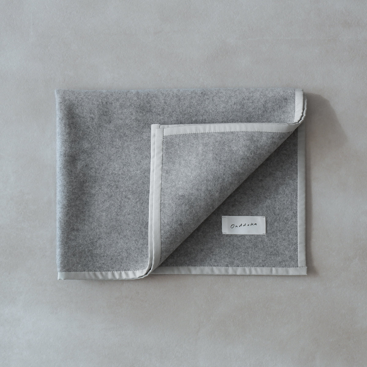 Wool Cat Blanket (ウールキャットブランケット)【Melange Light Gray】