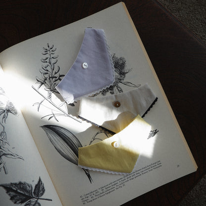 猫にやさしいスタイカラー【Trim Lace/カナリーイエロー】