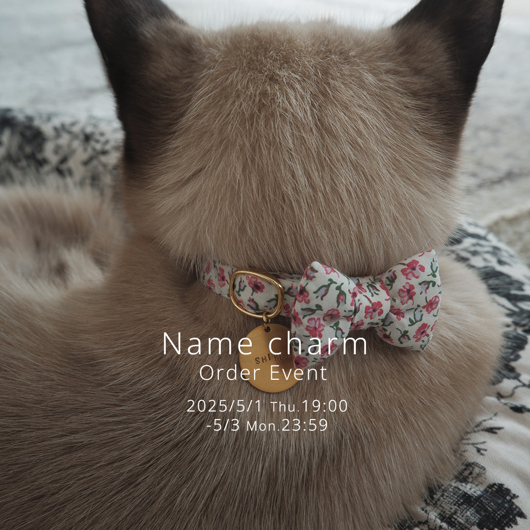 [Limited Quantity | Order Period 5/1-5/3] Order Name Charm (for collars)