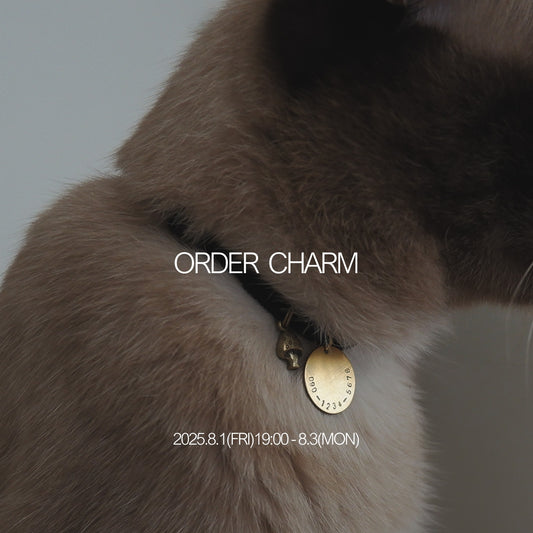 【限定数量｜オーダー会9/1-9/3】Order Name Charm（首輪用）