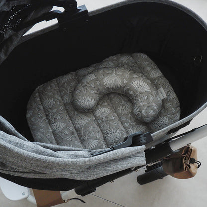 猫のための除湿マット【ハンドブロックプリント/ Gray】