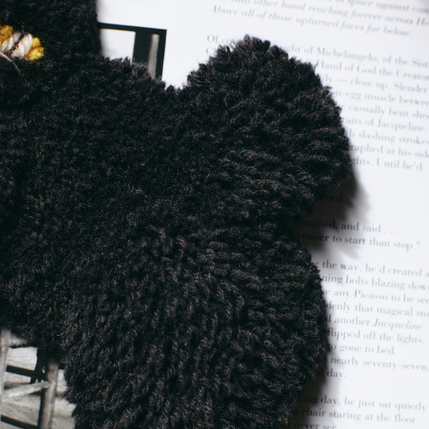 〈Atelier Somi〉Animal Mini Rug【くろねこ】
