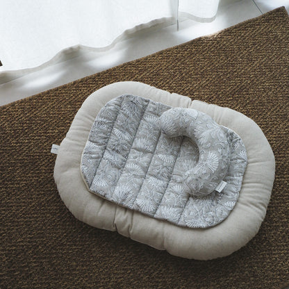 猫のための除湿マット【ハンドブロックプリント/ Gray】