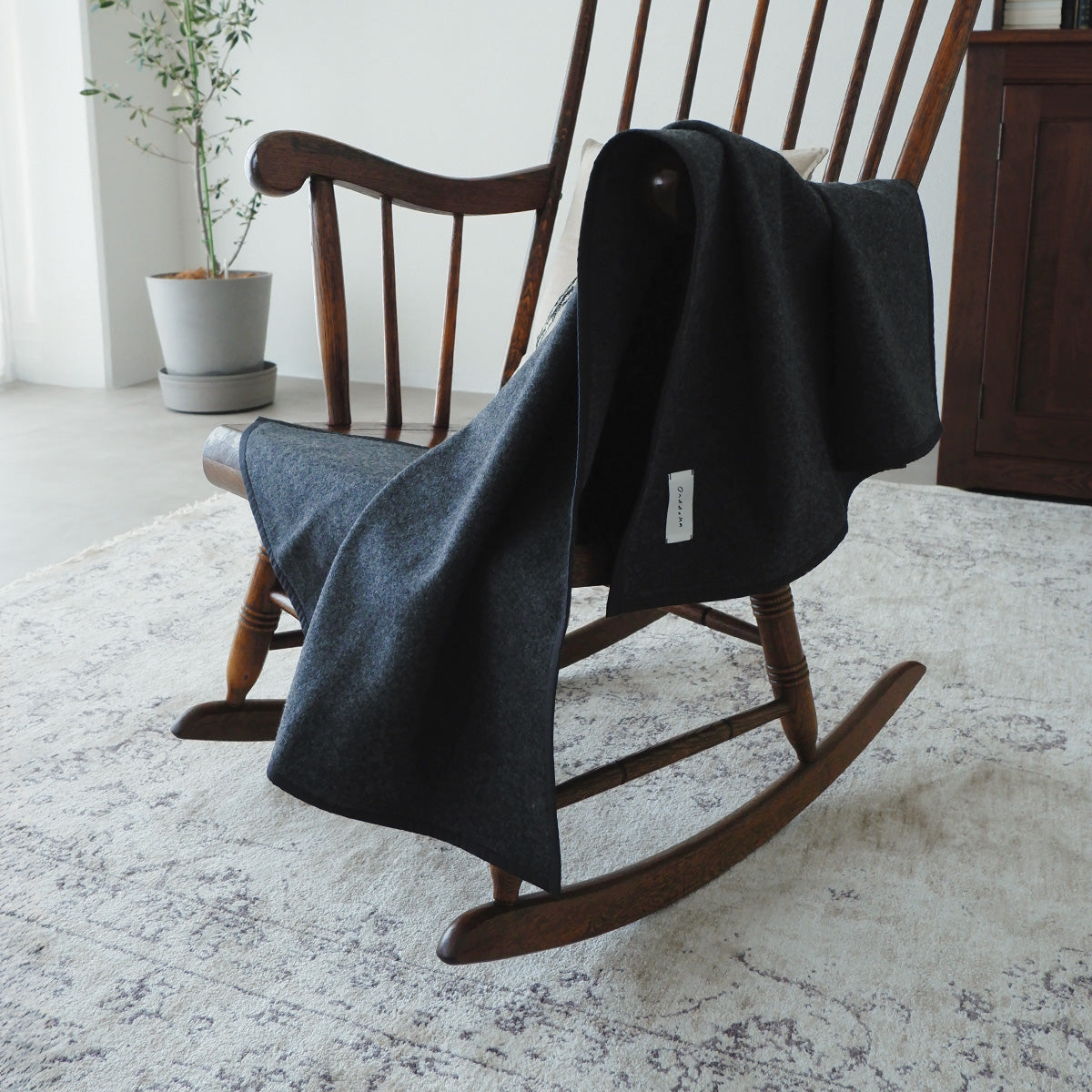 Wool Cat Blanket (ウールキャットブランケット)クォーターサイズ【Melange Gray】