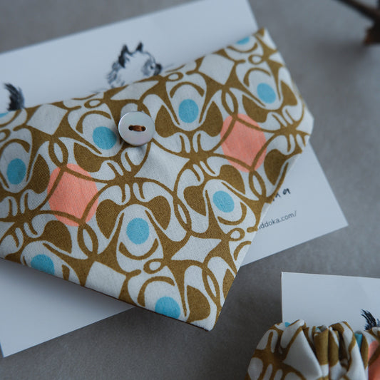 猫にやさしいスタイカラー【Liberty/Nouveau Brooch BU】