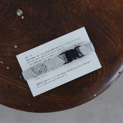 고양이 친화적인 코튼 목걸이/리본【도트미니언/마카롱】 