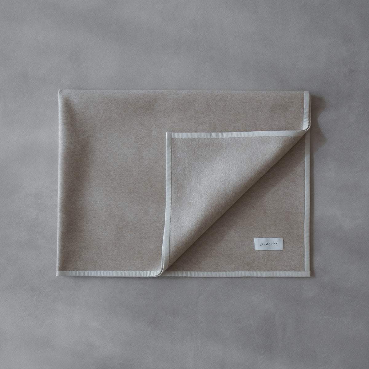 Wool Cat Blanket (ウールキャットブランケット)クォーターケット【Melange Greige】