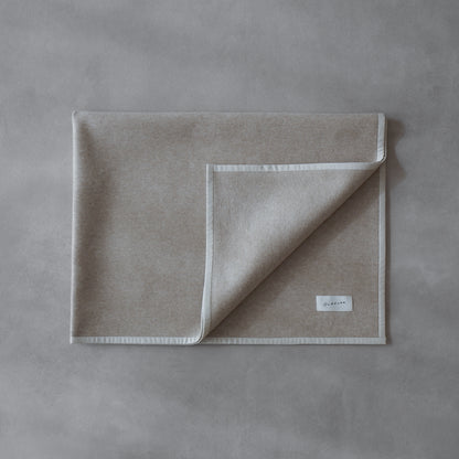 Wool Cat Blanket (ウールキャットブランケット)クォーターケット【Melange Greige】