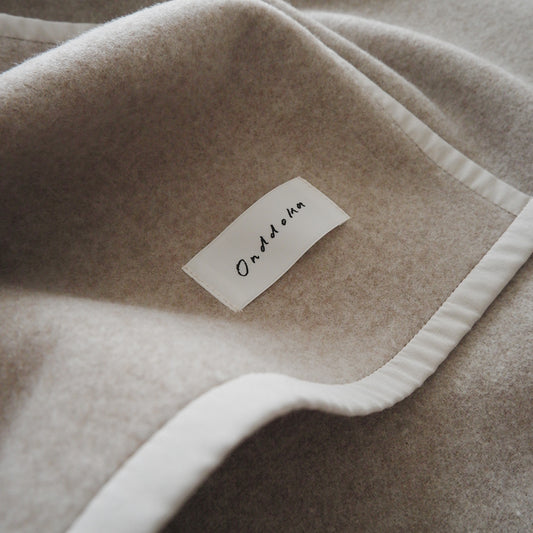 Wool Cat Blanket (ウールキャットブランケット)【Melange Greige】