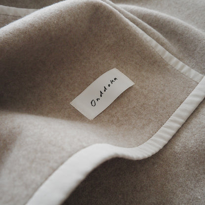 Wool Cat Blanket (ウールキャットブランケット)クォーターケット【Melange Greige】