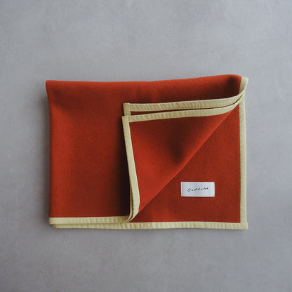 Wool Cat Blanket (ウールキャットブランケット)【Brick Orange】