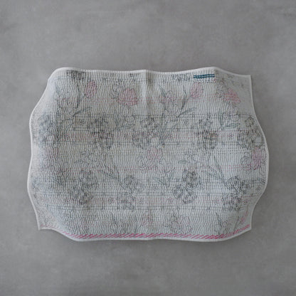 Vintage kantha kilt 멀티 매트【Blue-A】