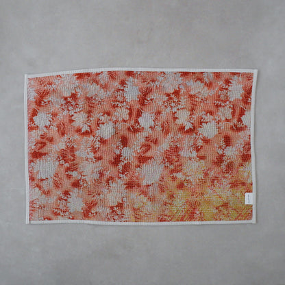 Vintage kantha kilt 멀티 매트【Blue-A】