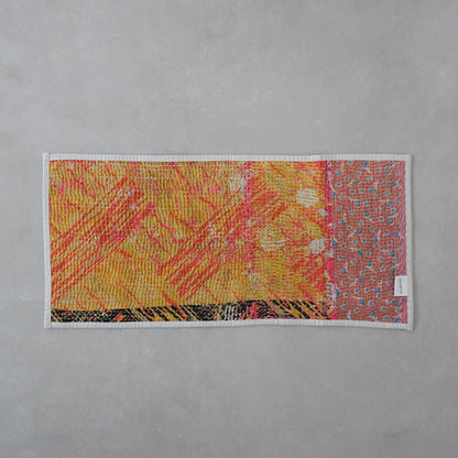 Vintage kantha kilt 멀티 매트【Blue-A】