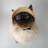 【Now Accepting Pre-Orders】Garden of Eden Straw Hat for Cats 【Onddoka Exclusive】