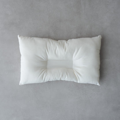 Vintage kantha quilt 猫にフィットするクッション【Beige×Blue-B】