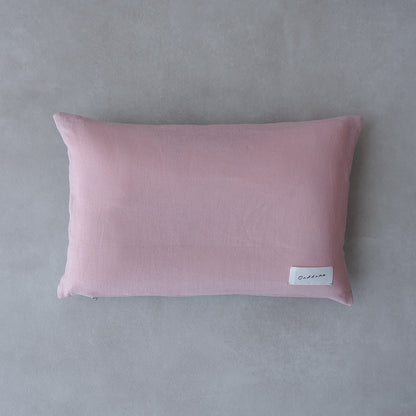 Vintage kantha quilt 猫にフィットするクッション【Green×Pink-A】